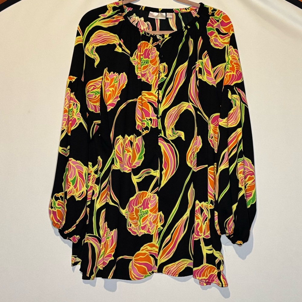 Belle by Kim Gravel Suncatcher Peasant Blouse